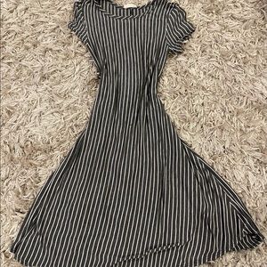 A Line Stripped Dress